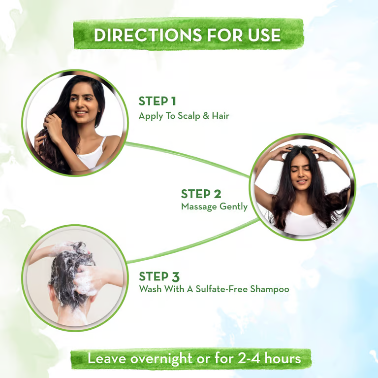 Mamaearth onion hair oil directions for use