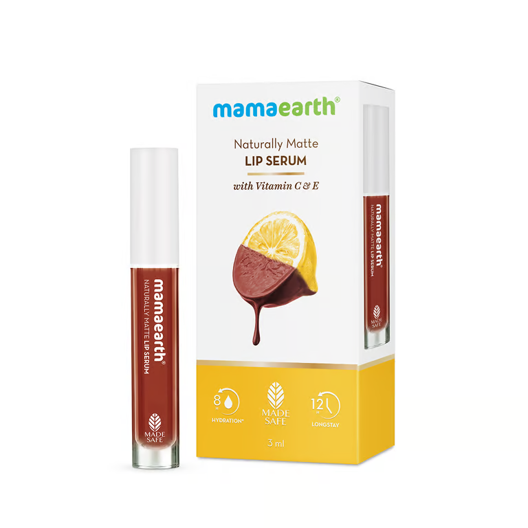 Mamaearth Naturally Matte Liquid Lipstick - 3 ml | Chocolate Truffle