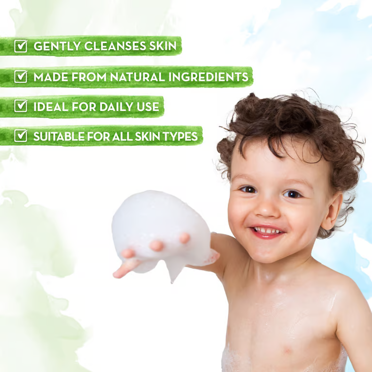 Mamaearth Agent Apple Body Wash for Kids with Apple and Oat Protein - 300 ml